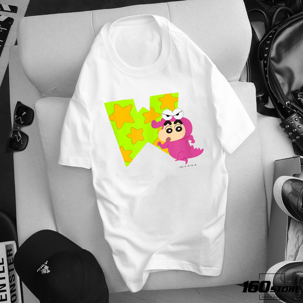 ÁO THUN CỔ TRÒN UNISEX CẬU BÉ BÚT CHÌ SHIN IN HÌNH CỰC ĐỘC GIÁ RẺ CỰC SHOCK CÓ SIZE TRẺ EM - 113