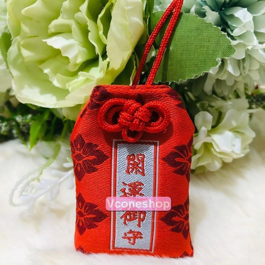 Túi Phước may mắn đỏ Omamori Bọc Vỏ Silicon quà tặng xinh xắn nhiều ý nghĩa