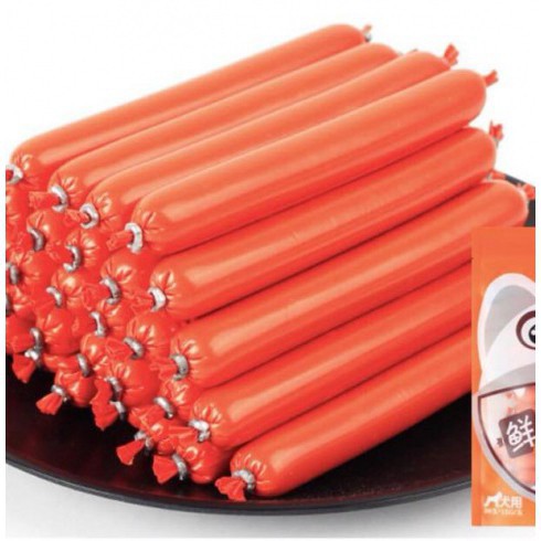 Xúc xích cho chó mèo 1 chiếc 15g - Long Vũ Pet Food