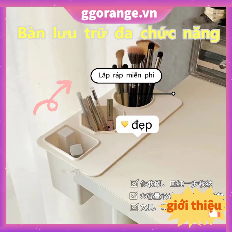 Hộp Đựng Bút / Cọ Trang Điểm Gắn Tường Đa Năng Tiện Dụng Cho Học Sinh
