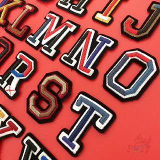 ☸ 3D Multicolor Letter Patch ☸ 1Pc Diy Sew On Patch Apparel Applique