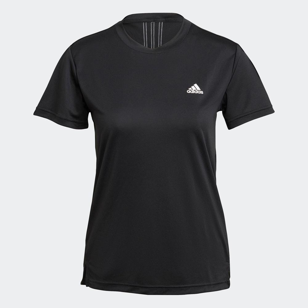 adidas TRAINING Nữ AEROREADY Designed 2 Move 3-Stripes Sport Tee Màu đen GL3788