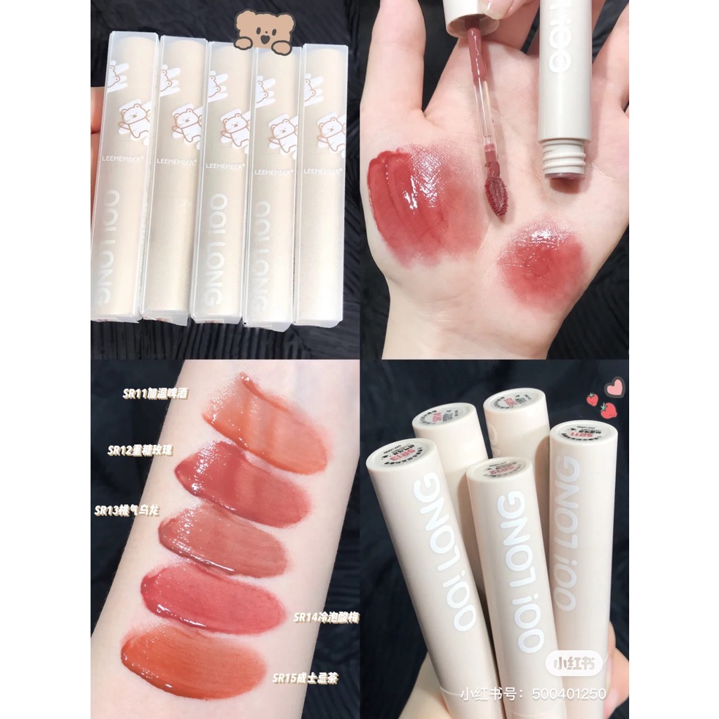 Mới! LEEMEMBER Son bóng dưỡng ẩm không dính màu hồng đào tự nhiên ánh gương dưỡng ẩm không bết dính nhiều màu dễ thương son bóng lipgloss | BigBuy360 - bigbuy360.vn