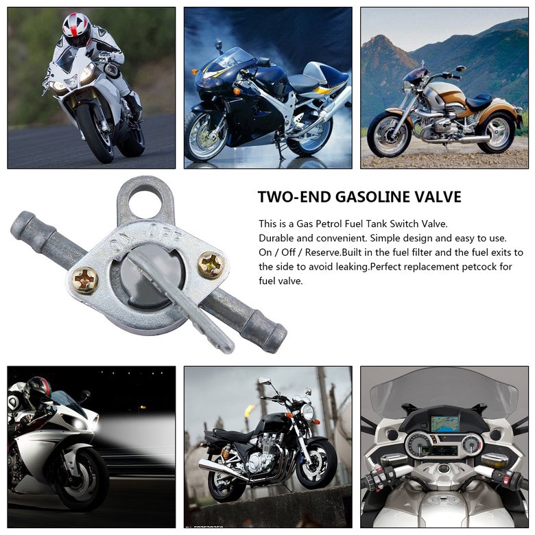 Van bình xăng nhiên liệu PK dạng xoay có hai đầu tắt/ mở