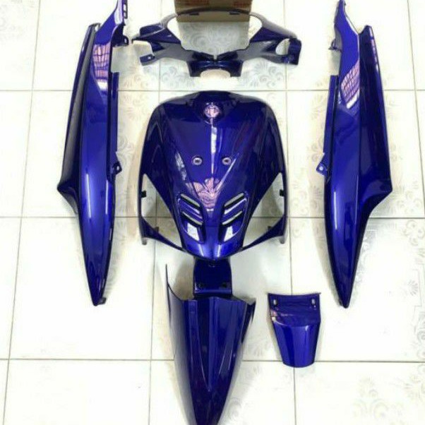 bộ 6 miếng nhựa màu dàn áo xanh xe ga MiO zin yamaha