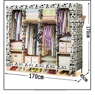 Tủ vải khung gỗ HURGHADA 1m7