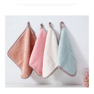  Khăn lau bếp khăn lau đa năng siêu thấm loại mới có móc treo giá rẻ