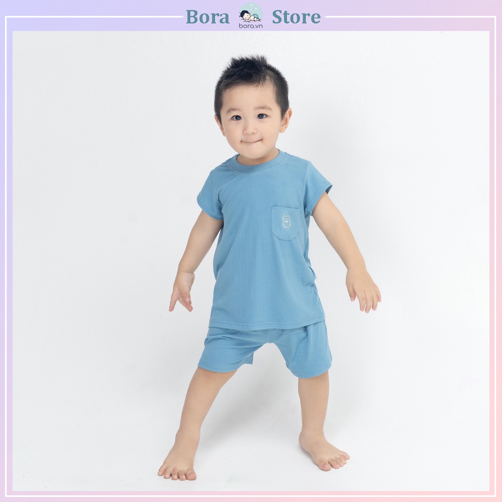 Bộ quần áo cộc tay sợi tre cho bé 6 - 36 tháng Anminaza Việt Nam