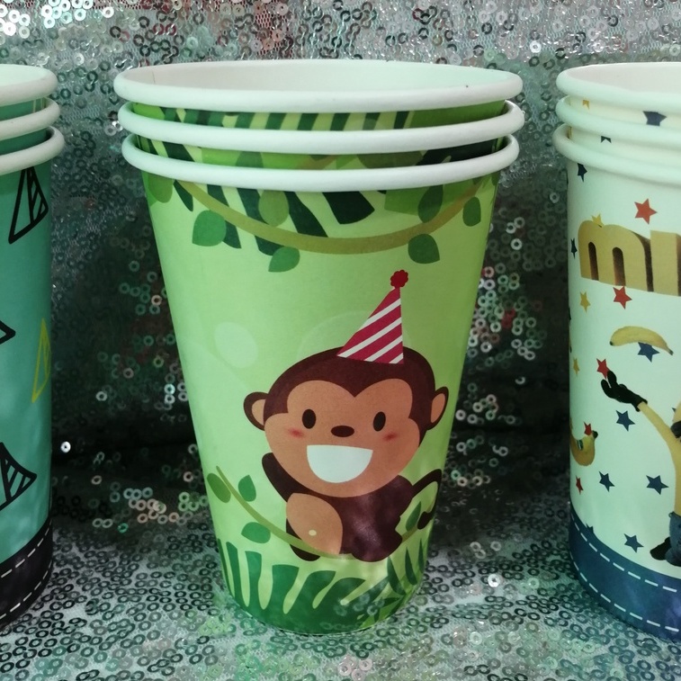 50 Ly giấy thiết kế nhiều chủ đề size 12oz  300ml