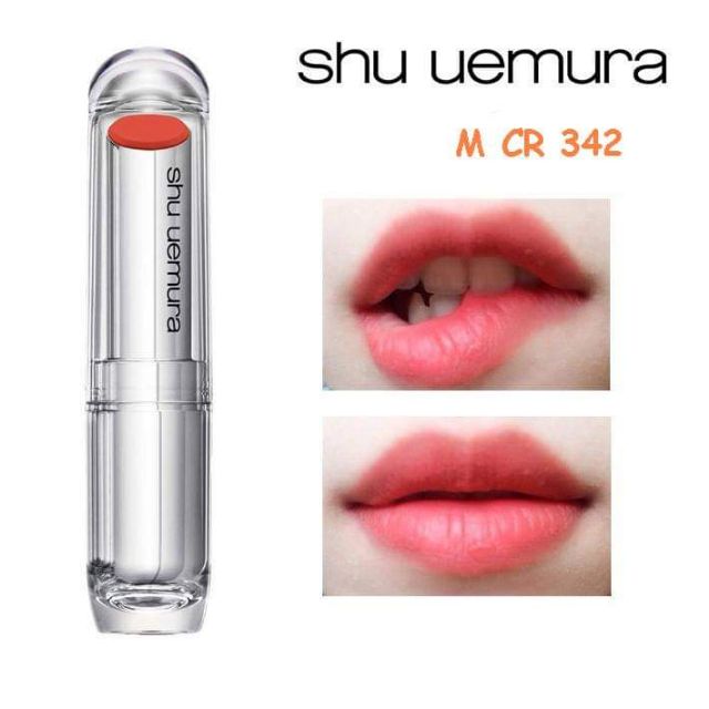 $ SON SHU UEMURA DẠNG LÌ MÀU 342 Hồng cam đào #𝑀𝐻𝒰𝒴𝐸𝒩 𝒮𝓉𝑜𝓇𝑒