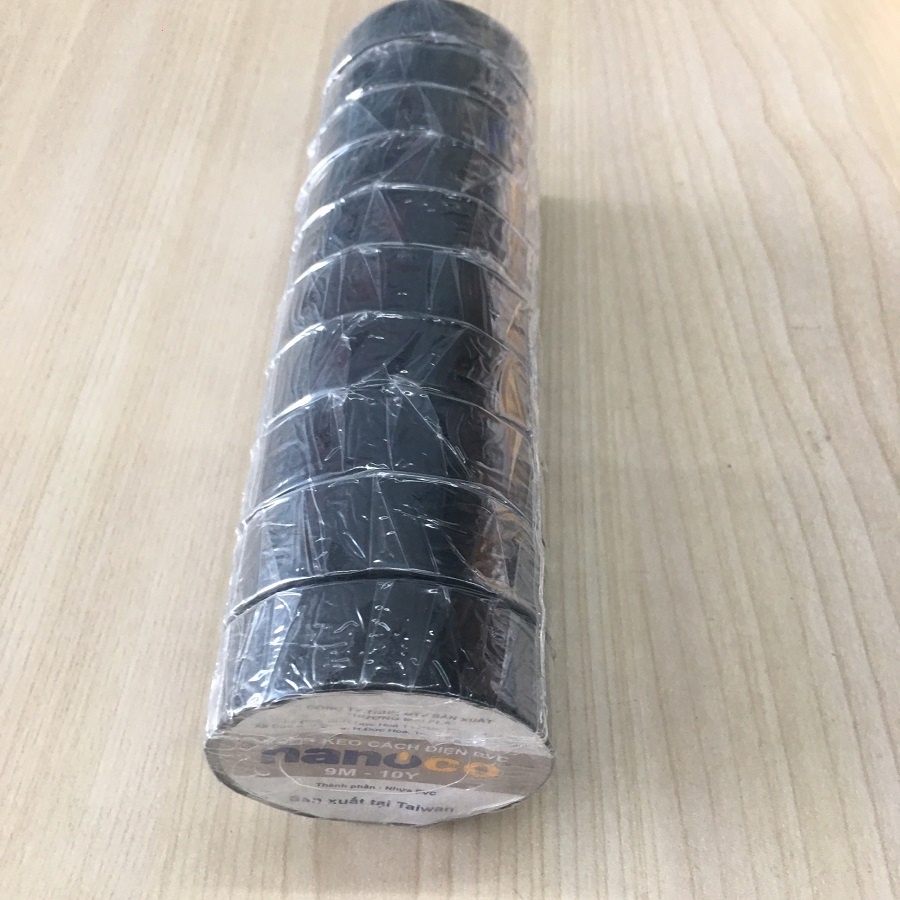 BĂNG KEO ĐIỆN NANOCO DÀY - BĂNG KEO ĐEN