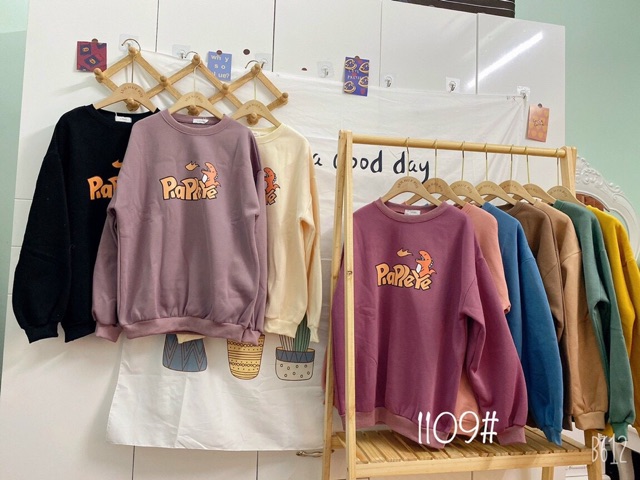 Áo Nỉ Sweater Lót Lông Hàng Quảng Châu Xịn Mịn Không xù