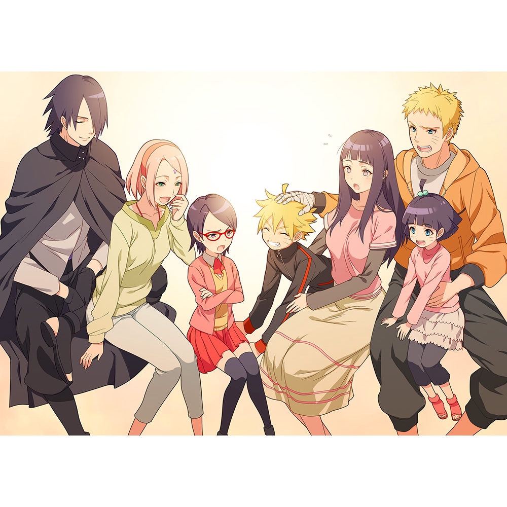 Poster A3 dán tường Anime, decal 30x42 trang trí có keo Boruto Naruto the Movie Wallpapers 1