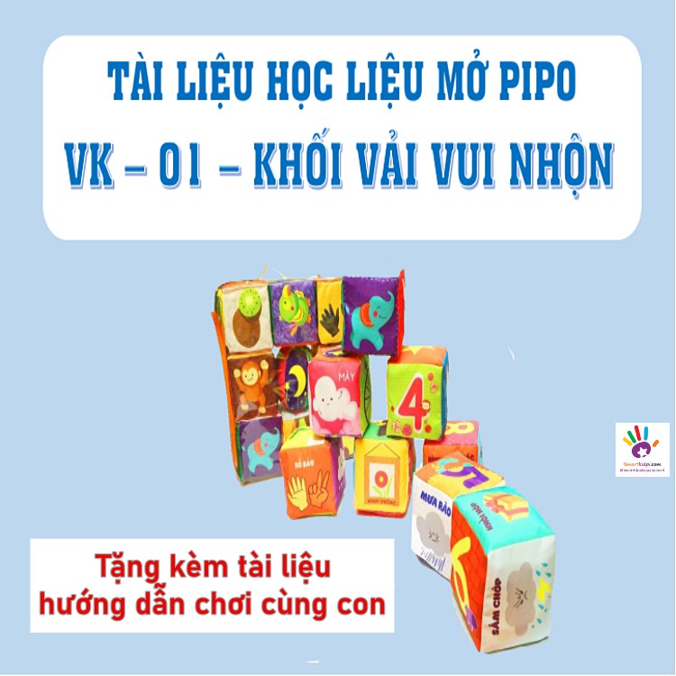 [QUÀ TẶNG] Xúc xắc khối vải vui nhộn - bộ 8 khối