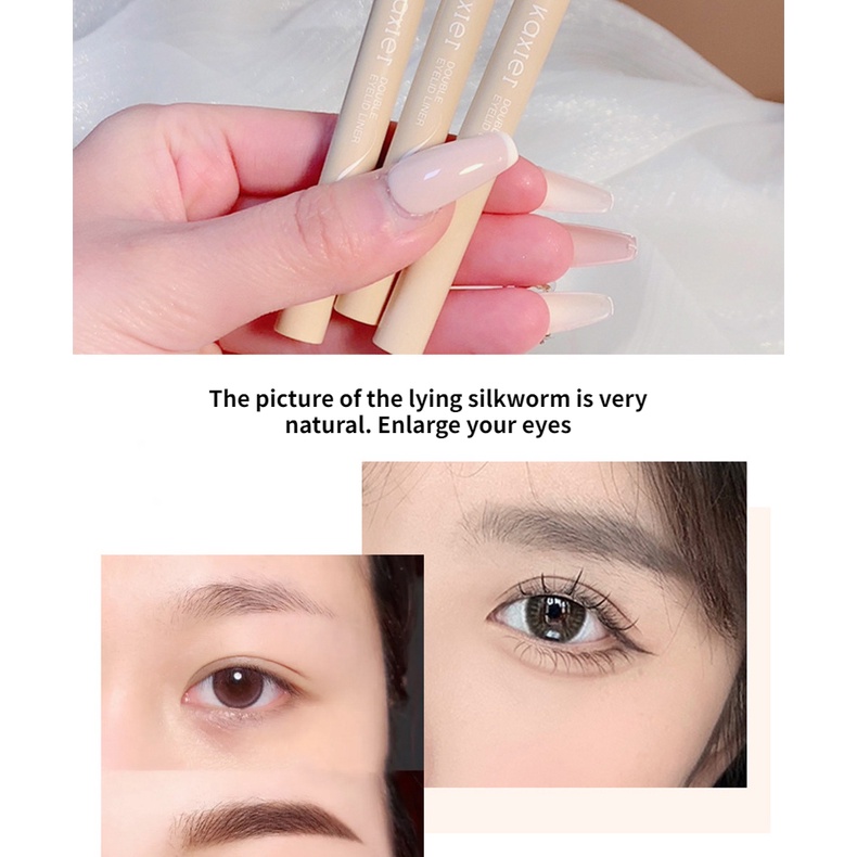 Bút Kẻ Mắt Dạng Lỏng Mịn Như Tơ Tằm Tự Nhiên Và Bền Màu Dễ Vẽ Và Viền Mắt Không Dễ Phai K8904