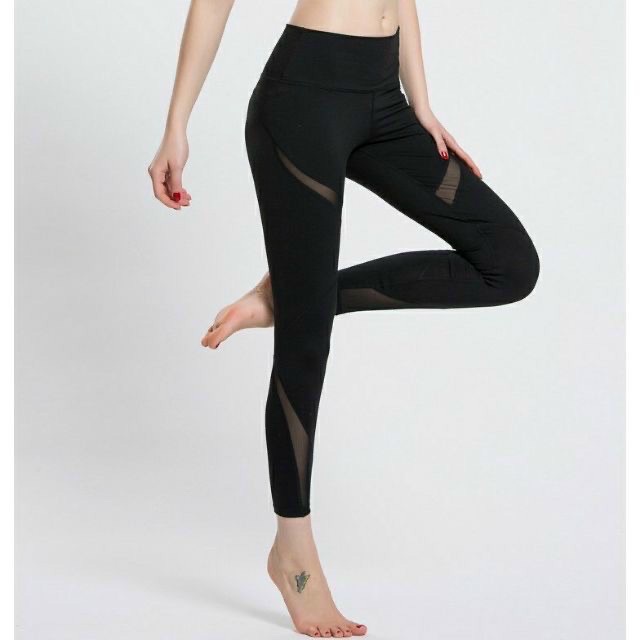 Quần Dài Thể Thao Nữ  Phối Lưới Nhiều Mẫu Tập Gym Yoga Aerobic Đi Chơi Cao Cấp
