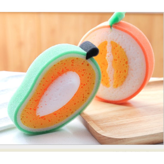 Miếng rửa chén bọt biển kiểu dáng trái cây