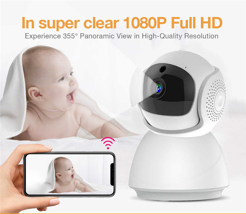 Camera An Ninh 1080p Kết Nối Wifi 5g Hỗ Trợ Quay Ban Đêm