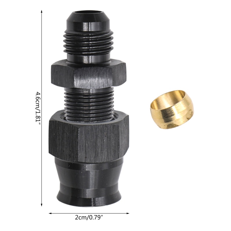 Đầu Nối Ống Nhiên Liệu AN6 Male Sang 5 / 16 &quot;3 / 8&quot;