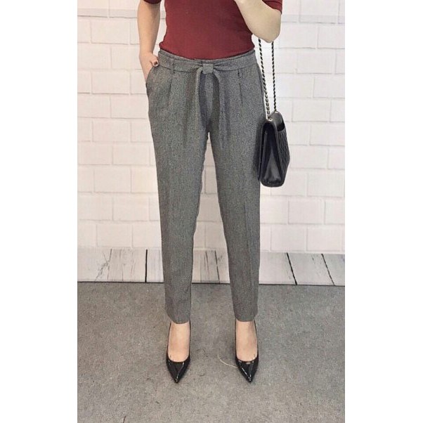 Quần tây đai nơ đủ màu: đen, xám, hồng môn, hồng tôm, cam đất, nâu, be, xanh rêu đậm