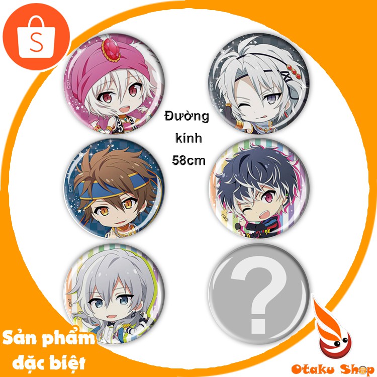 Set 6 Huy hiệu Anime IDOLiSH7  - Otakushop