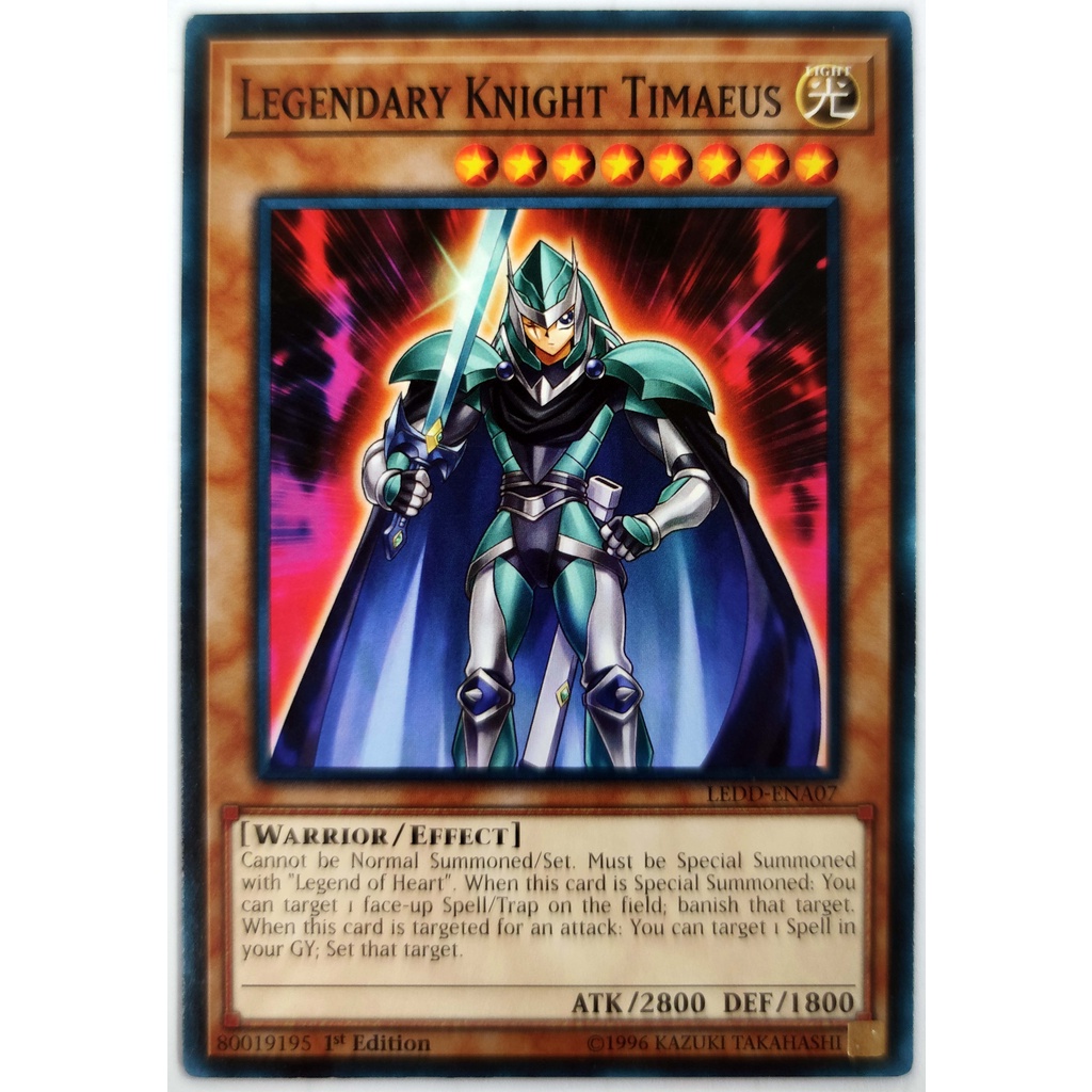 [Thẻ Yugioh] Legendary Knight Timaeus |EN| Common