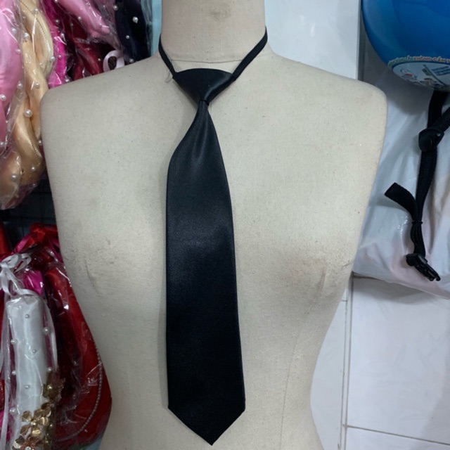 Cà vạt nam nữ bản nhỏ 6cmx31cm - cà vạt thắt sẵn dây thun Việt nam sản xuất