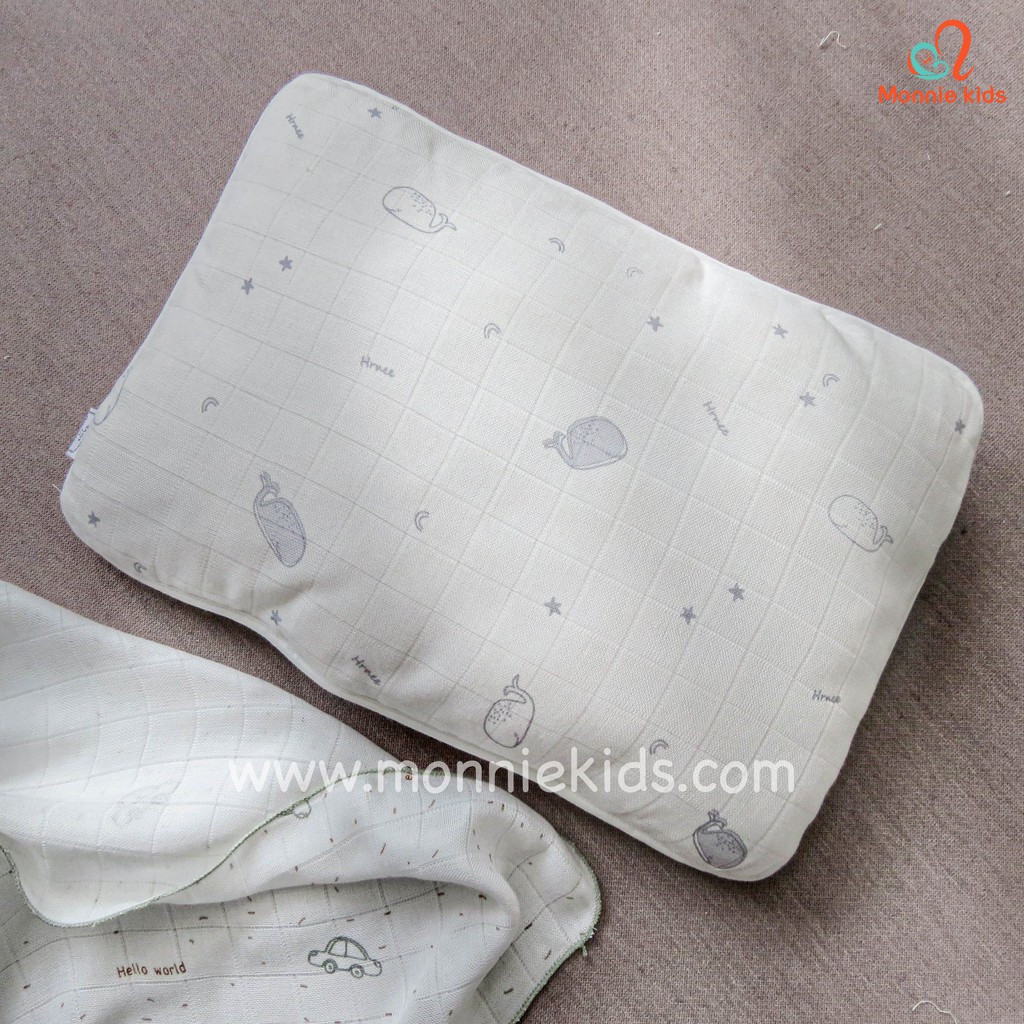 GỐI ĐẦU CHO BÉ HRNEE HÌNH MÂY/HÌNH CHỮ NHẬT