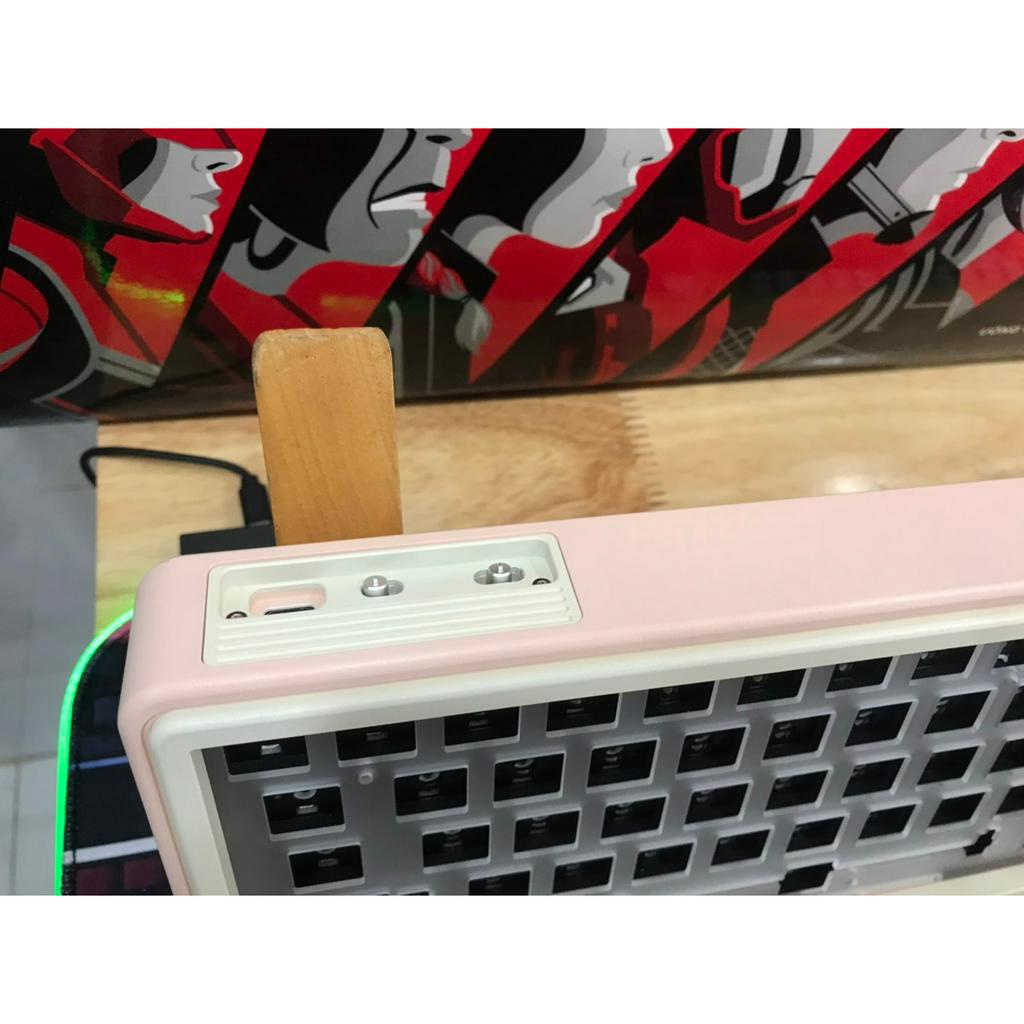 Bộ KIT bàn phím cơ CUSTOM LMK67 3 mode nhôm nguyên khối đã FULL MOD tại  TUNGCUSTOM