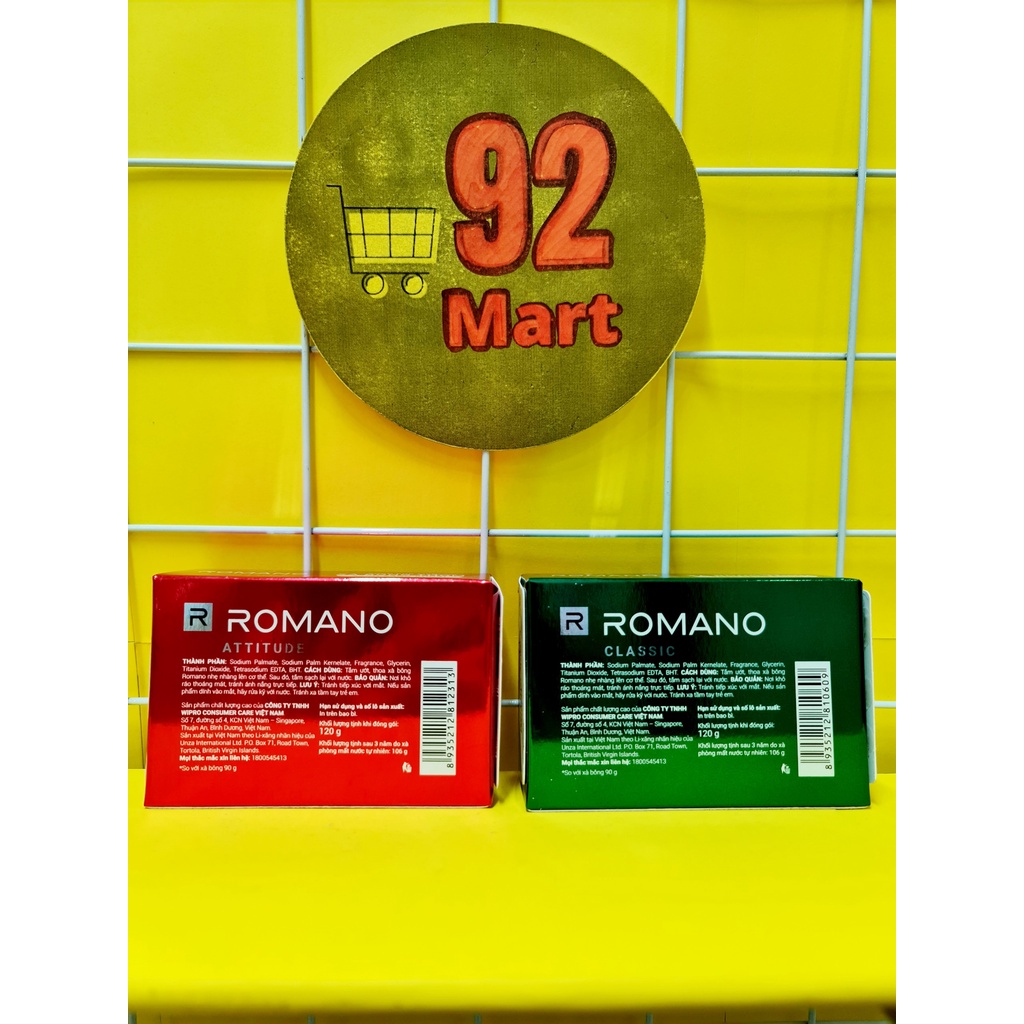 [FREESHIP❤️] Xà bông thơm Romano Classic/Attitude 90g tặng 33% | BigBuy360 - bigbuy360.vn