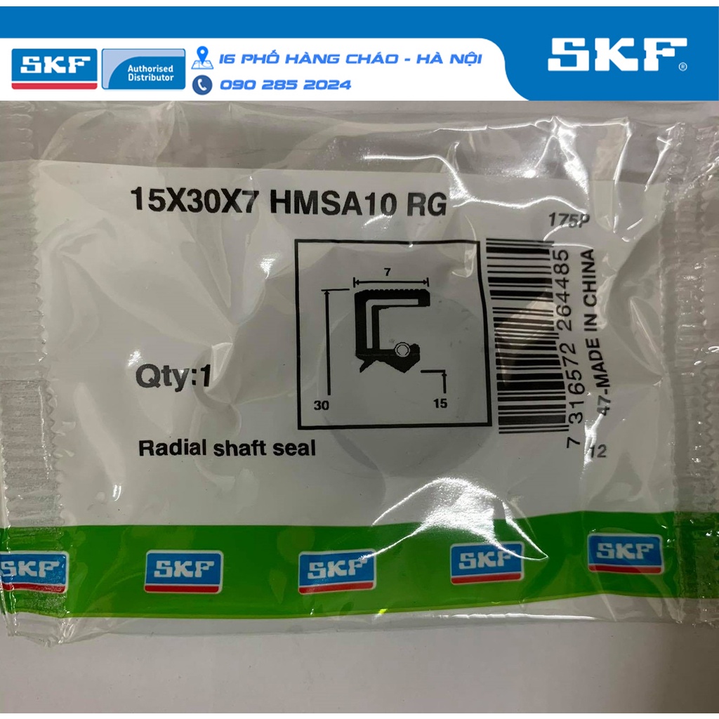 Phớt chặn dầu SKF 15x30x7 HMSA10 RG chính hãng