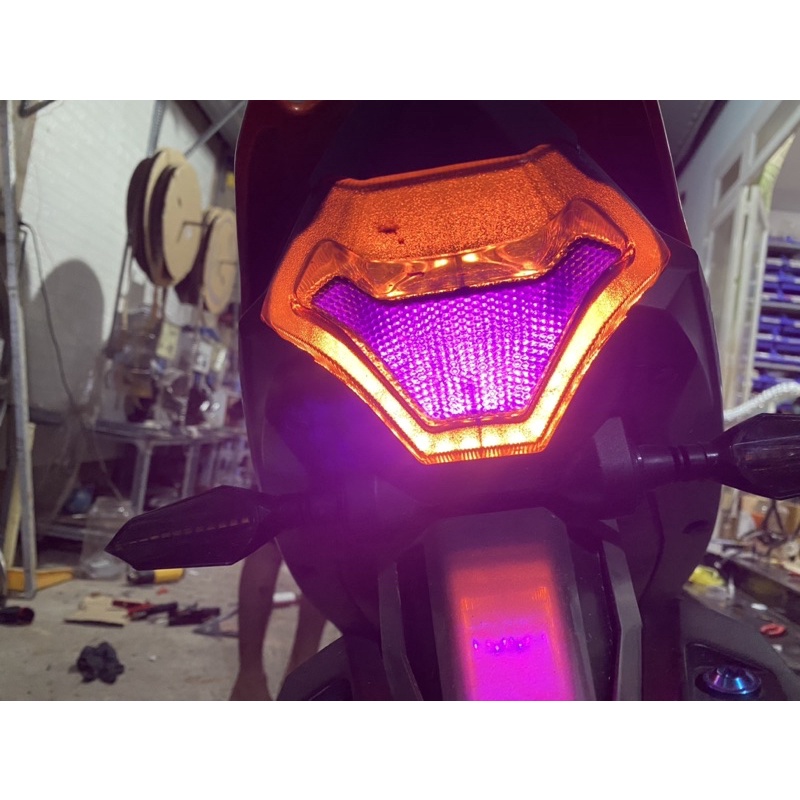 Cụm đèn hậu A11 xe Ex 150 tuỳ chỉnh màu, hiệu ứng xinhan demi