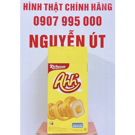 bánh Ahh richeese hộp 10 cây x 150g