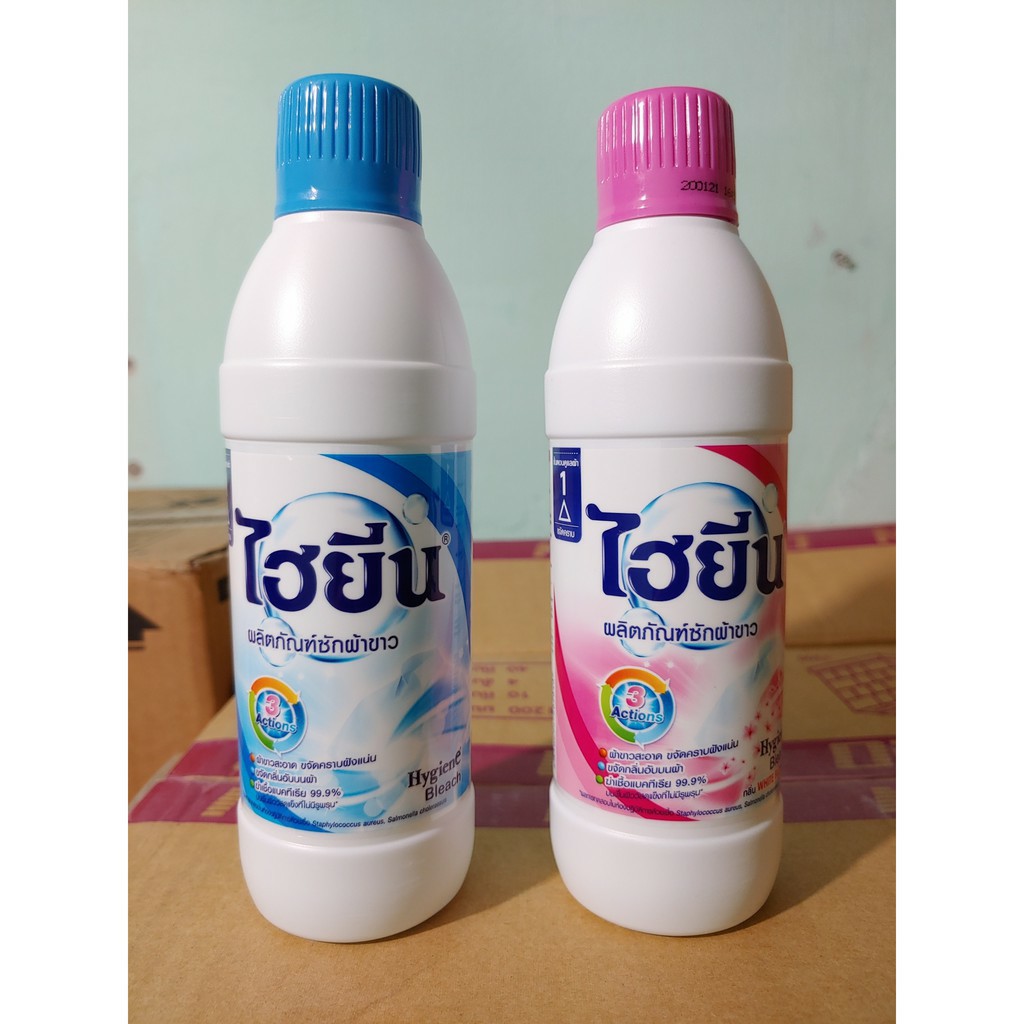 Nước tẩy quần áo trắng và quần áo mầu Hygiene 250ml Thái Lan