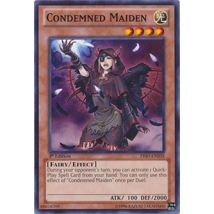 Thẻ bài Yugioh - TCG - Condemned Maiden / PRIO-EN038'