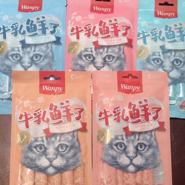 Súp thưởng Wanpy sữa bò cho mèo