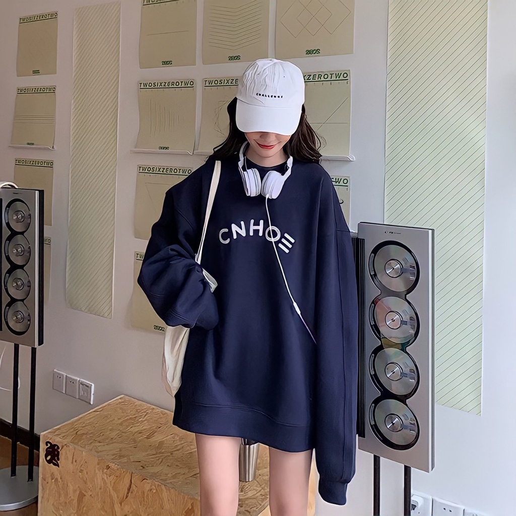 Áo nỉ hoodie CNHOE form rộng Unisex Áo Sweater nam nữ trending - GEN_ZOO