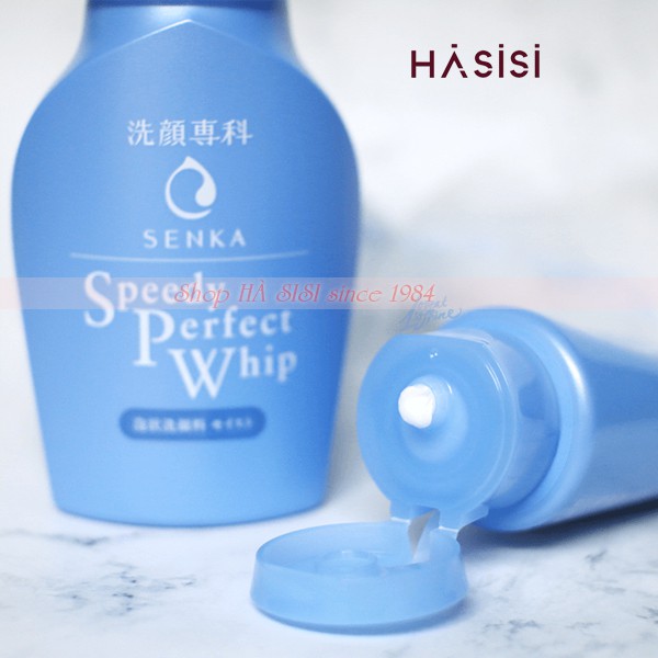 Sữa Rửa Mặt Sạch Sâu Dưỡng Ẩm Da SHISEIDO SENKA PERFECT WHIP CLEANSING FOAM 120g (tuýp xanh)