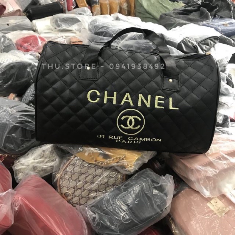 Túi Trống Du Lịch Hoạ Tiết Chà Neo, Túi Xách Du Lịch Size To