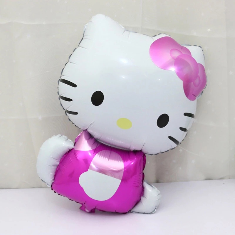Bong Bóng Giấy Bạc Hello Kitty 45 * 75cm Bong Bóng 1pc