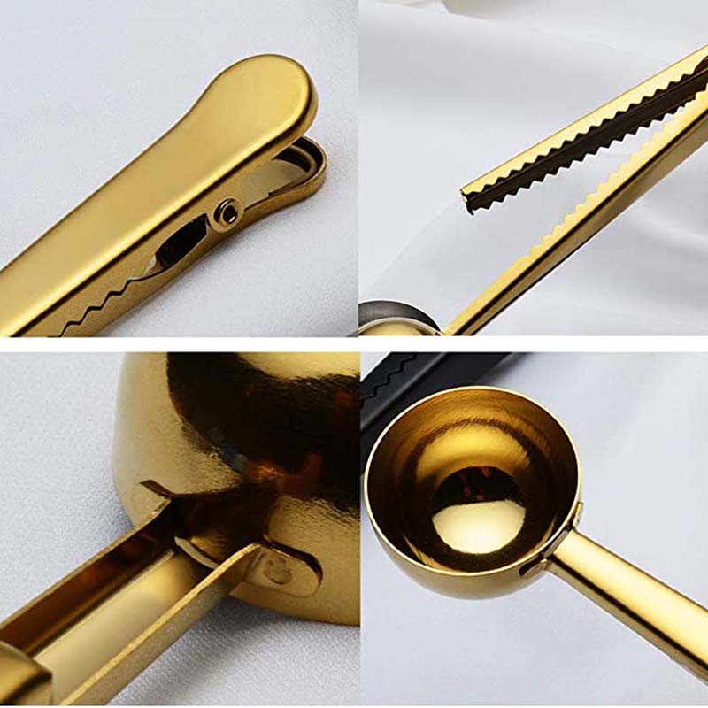 Muỗng cà phê bằng thép không gỉ 2 trong 1