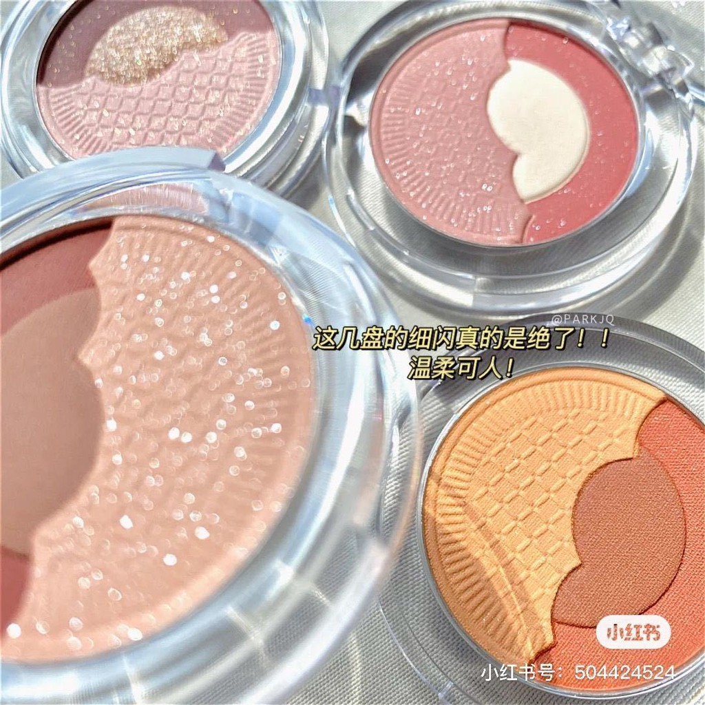 Bảng phấn mắt ba màu ánh ngọc trai lấp lánh chống thấm nước cao cấp | BigBuy360 - bigbuy360.vn