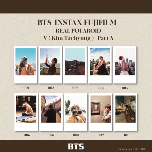 FUJIFILM Vỏ Bảo Vệ Máy Ảnh Instax Instax Instax In Hình Kim Taehyung V