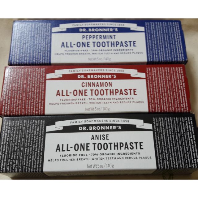 TOOTHPASTE DR BRONNER'S FROM USA