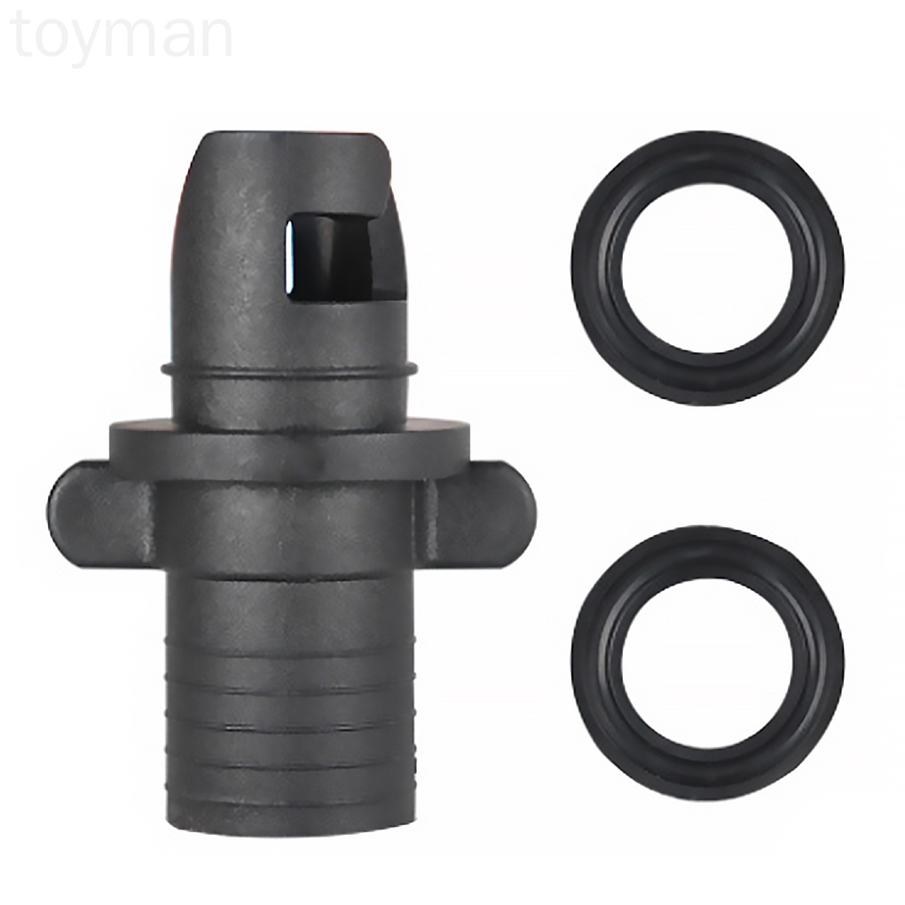 Air Valve Rubber Boat Inflatable Boat Spiral Plastic One-way Valve Pump Adapter Raft Kayak Air Bed Accessory toyman