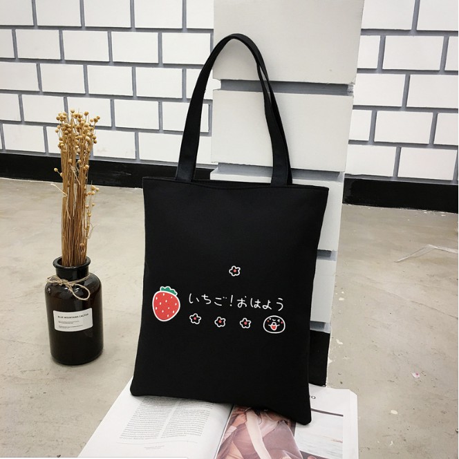 Túi xách Túi Tote basic thời trang Nữ vải canvas siêu xinh siêu đẹp Không khóa kéo