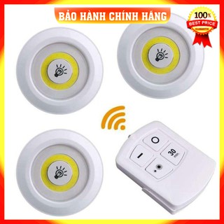 [FreeShip - Nhập Khẩu] -  Bộ 3 đèn led mini +  điều khiển từ xa - có chức năng hẹn giờ