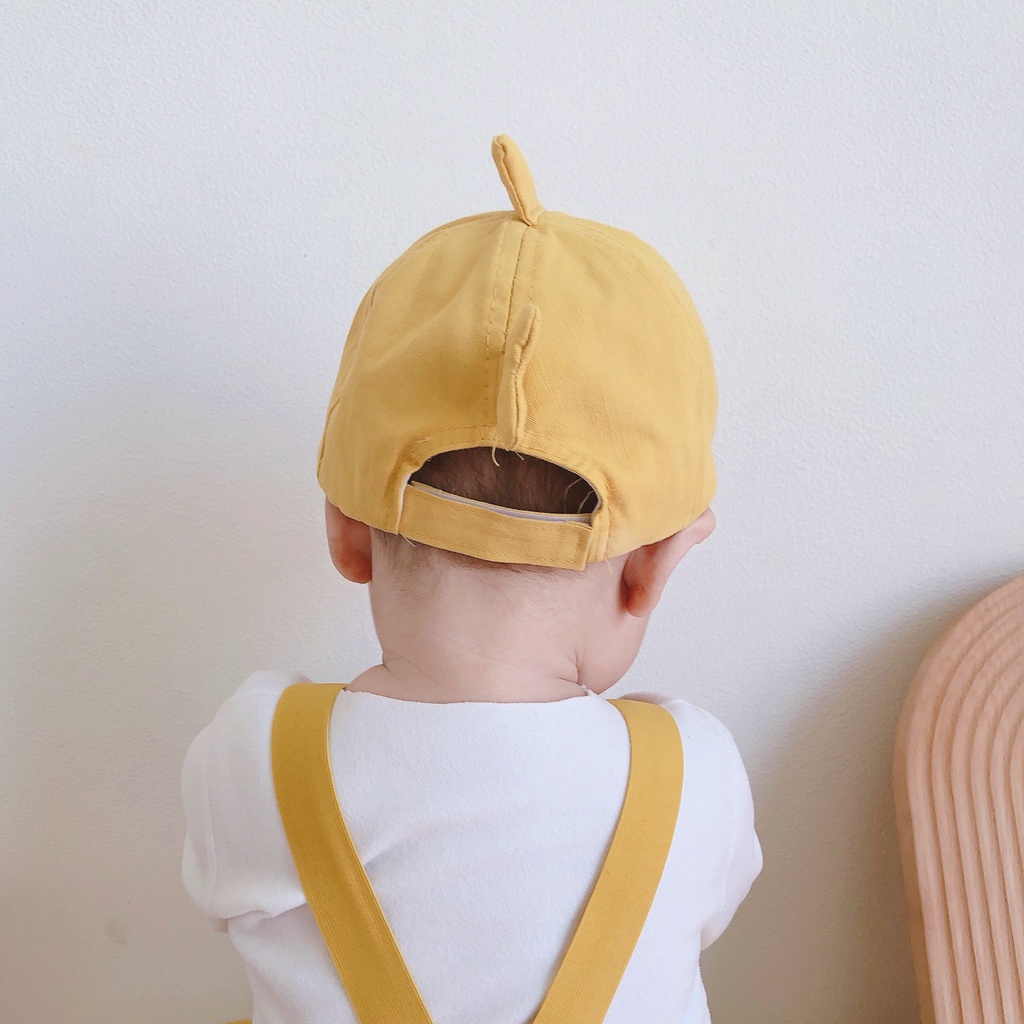 Mũ Lưỡi Trai Hình Chất Vải Xịn Họa Tiết Hình Cá Đáng Yêu Cho Bé 3 - 12 Tháng
