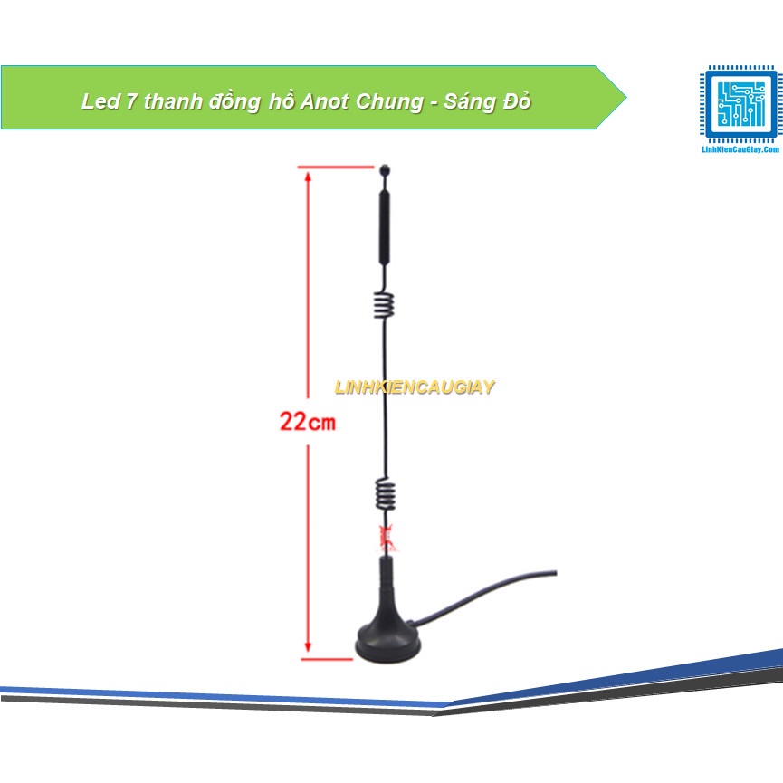 Anten kéo dài 12DB CDMA/GPRS/GSM/LTE/3G/4G Chân SMA chân kim