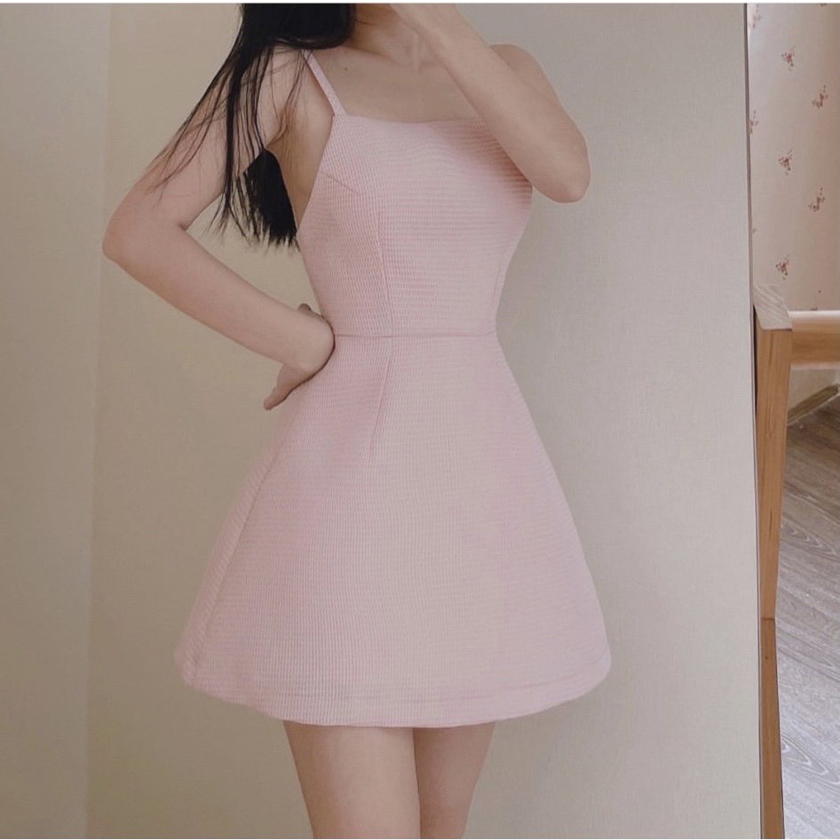 ĐẦM XỐP NỮ CÚP NGỰC 2 DÂY SẴN MÚT NGỰC FULL MÀU KÈM ẢNH THẬT SHOP CHỤP